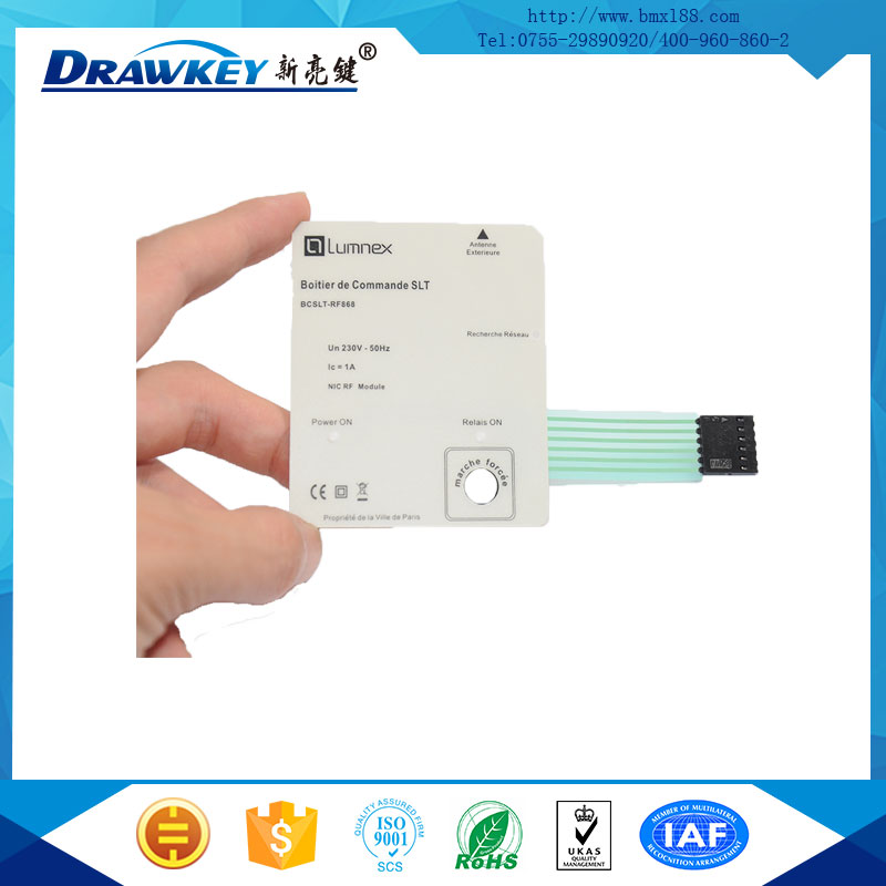 薄膜开关丝印,薄膜开关面板,轻触式薄膜开关