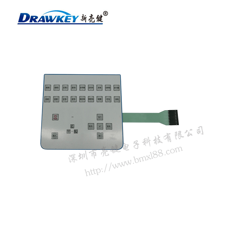 薄膜开关线路,带按键薄膜开关,工业机械开关 薄膜开关线路,带按键薄膜开关,工业机械开关